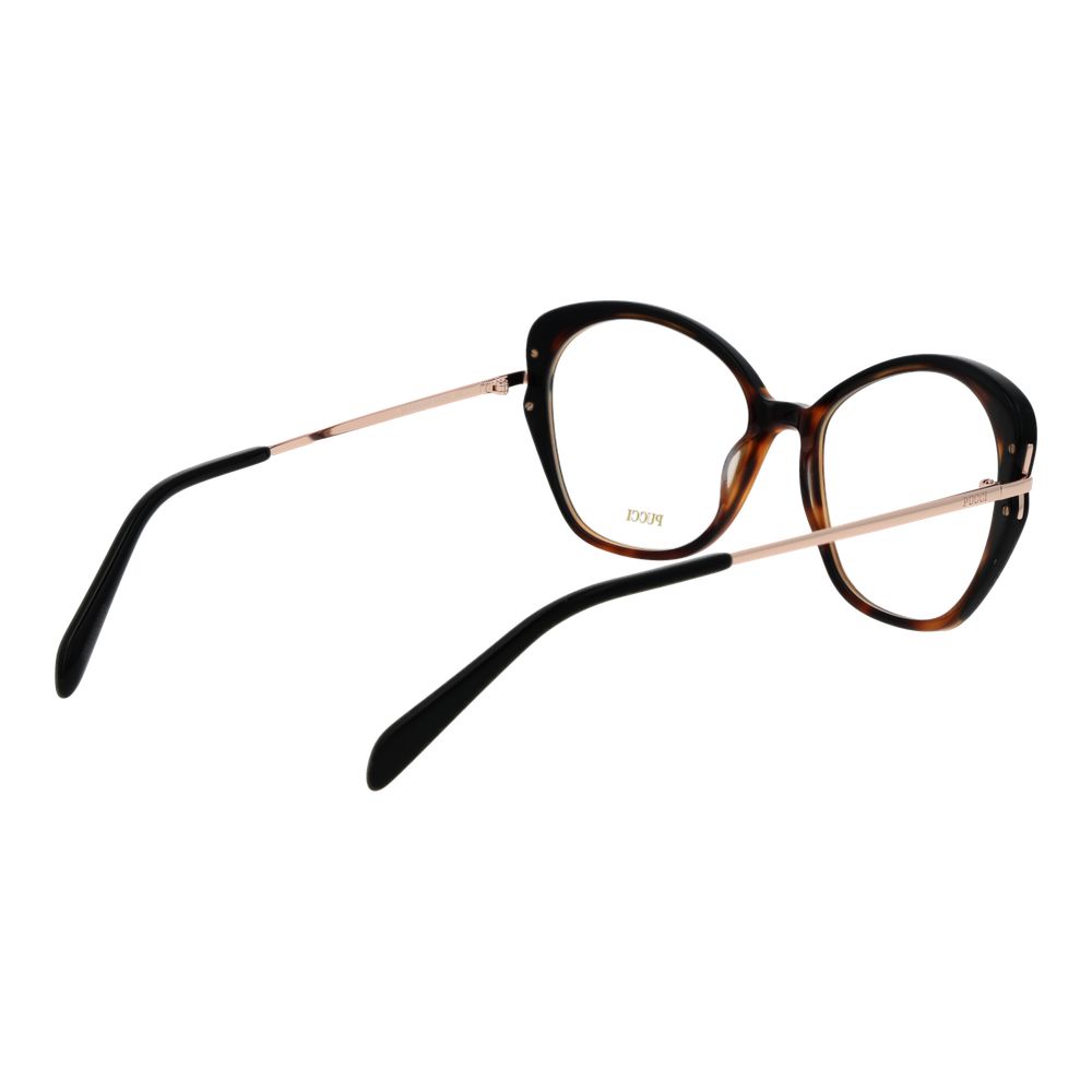Emilio Pucci Brown Metal Glasses Women's (Frames)