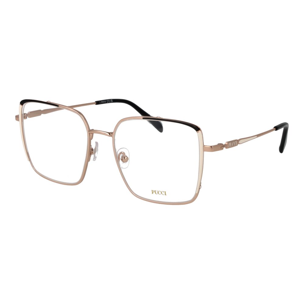 Emilio Pucci Rose Gold Metal Glasses Women's (Frames)