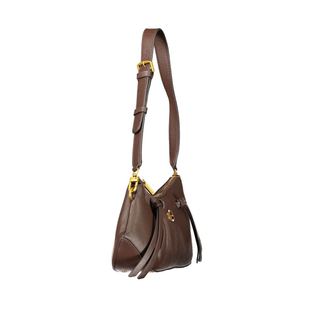 Guess Jeans Brown Polyester Women's Women's Bag