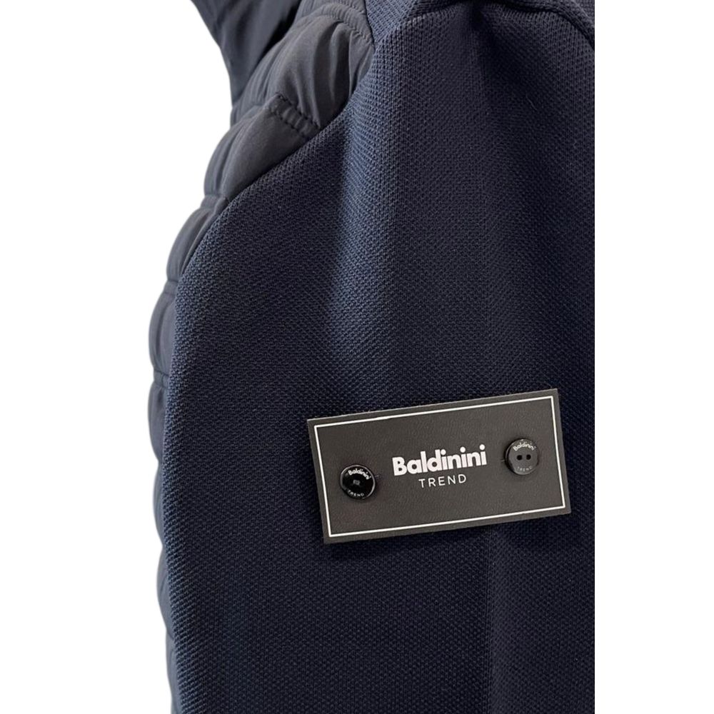 Baldinini Trend Blue Polyester Men Men's Jacket