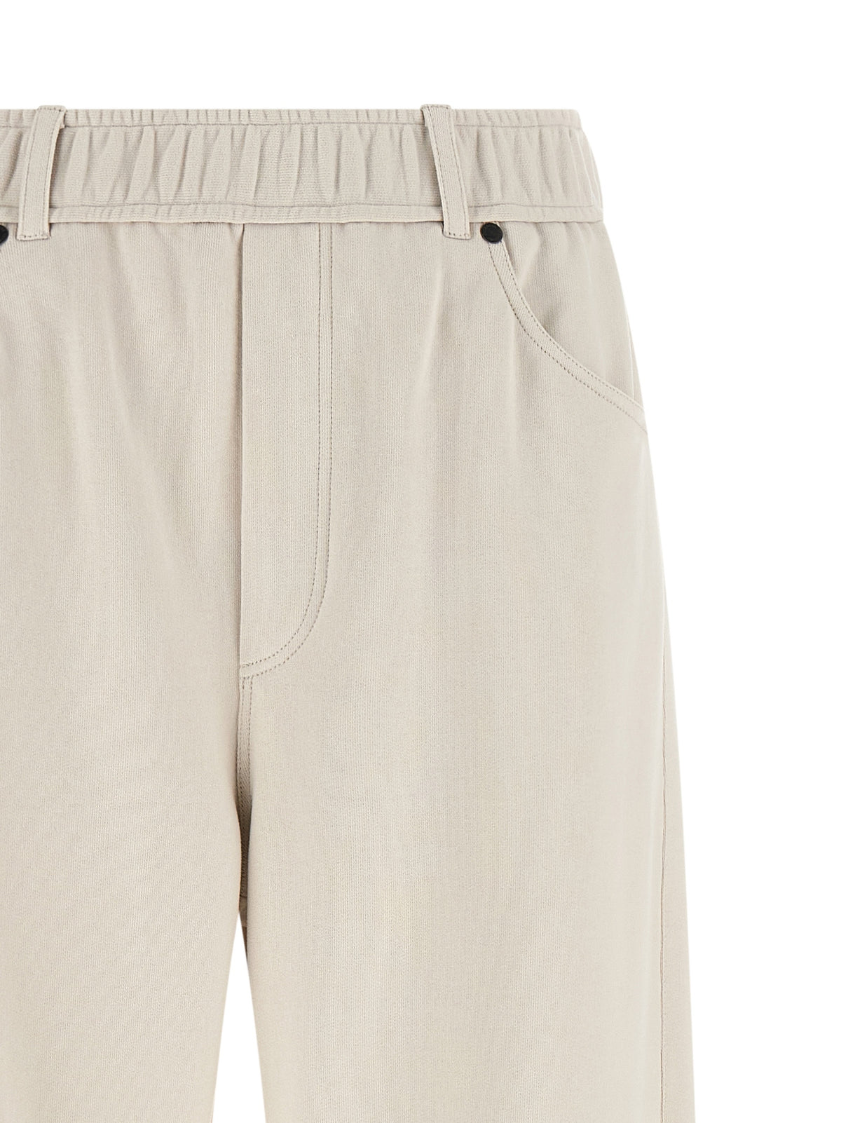 Brunello Cucinelli Beige Cotton Athletic Women's Pants