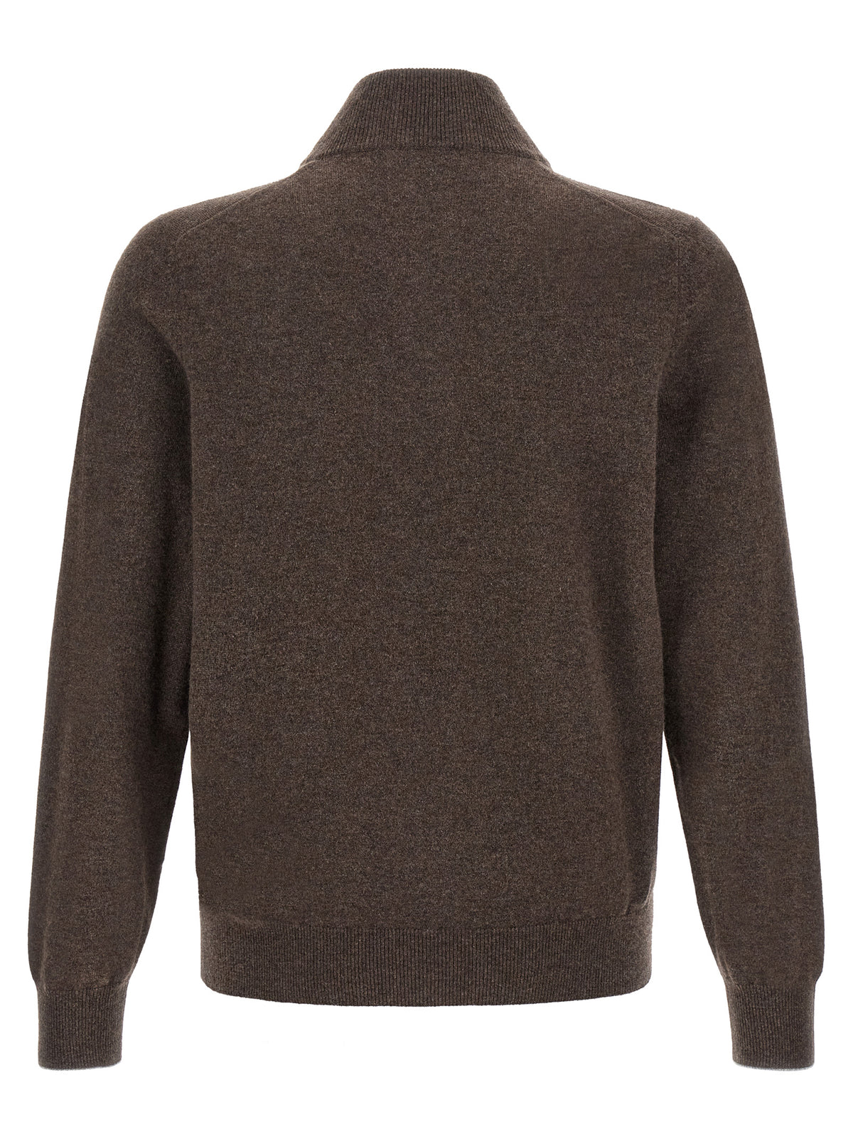 Brunello Cucinelli Brown Cashmere Men's Cardigan
