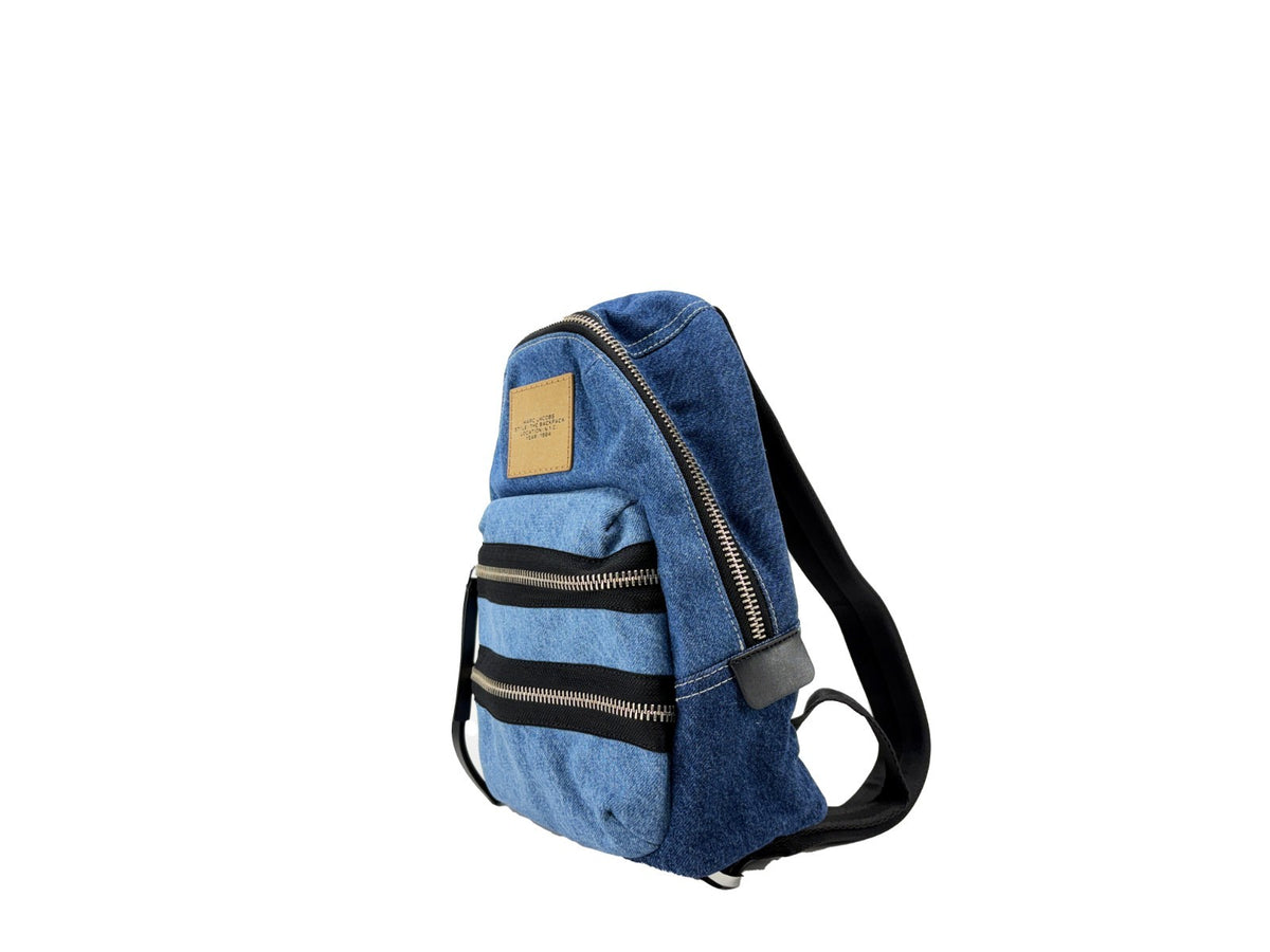 Marc Jacobs Marc Jacobs The Biker Medium Denim Backpack Women's Bookbag