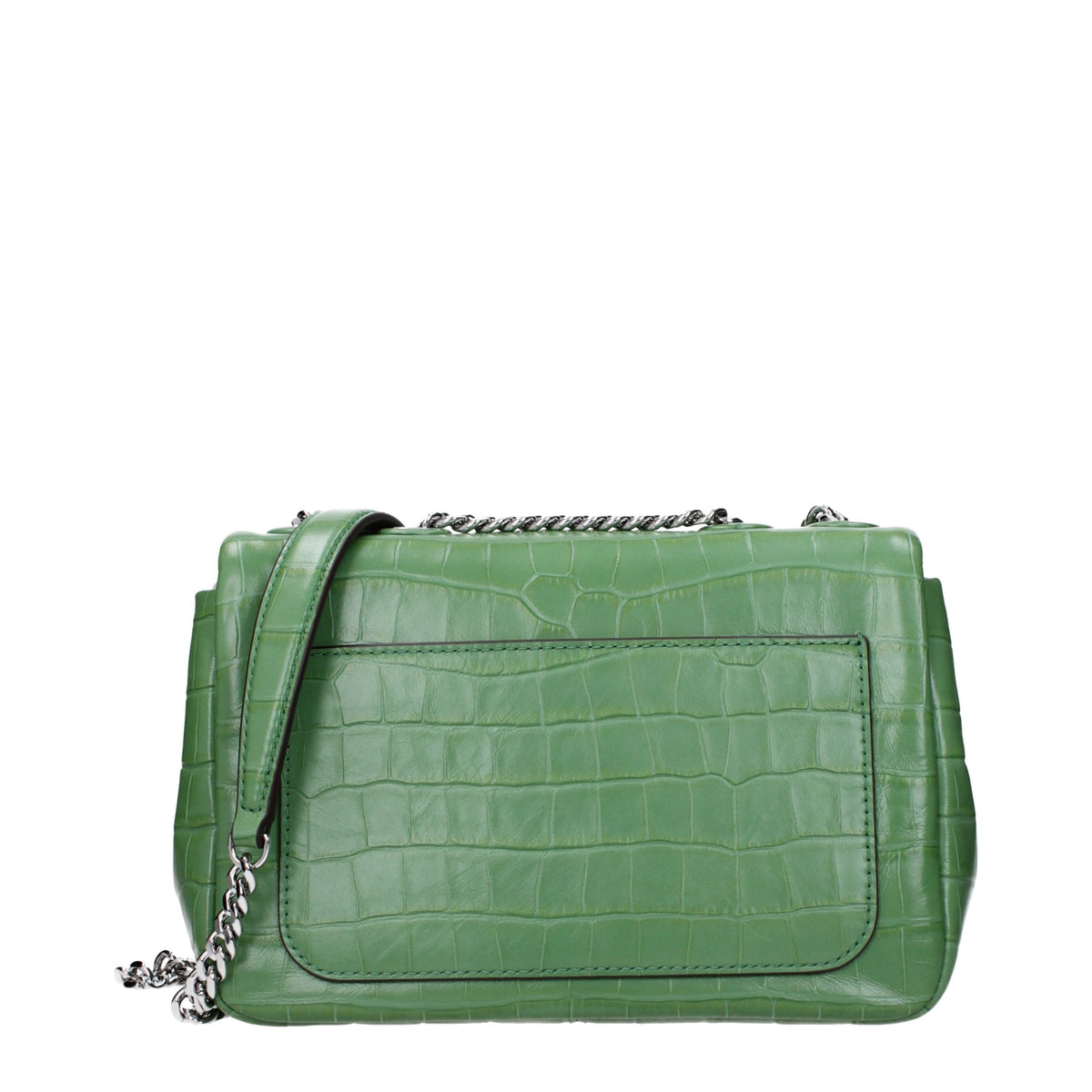 Tory Burch Green Leather Shoulder Women's Bag
