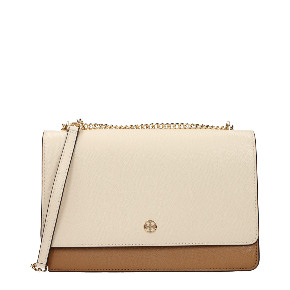 Tory Burch Beige Leather Crossbody Women's Bag