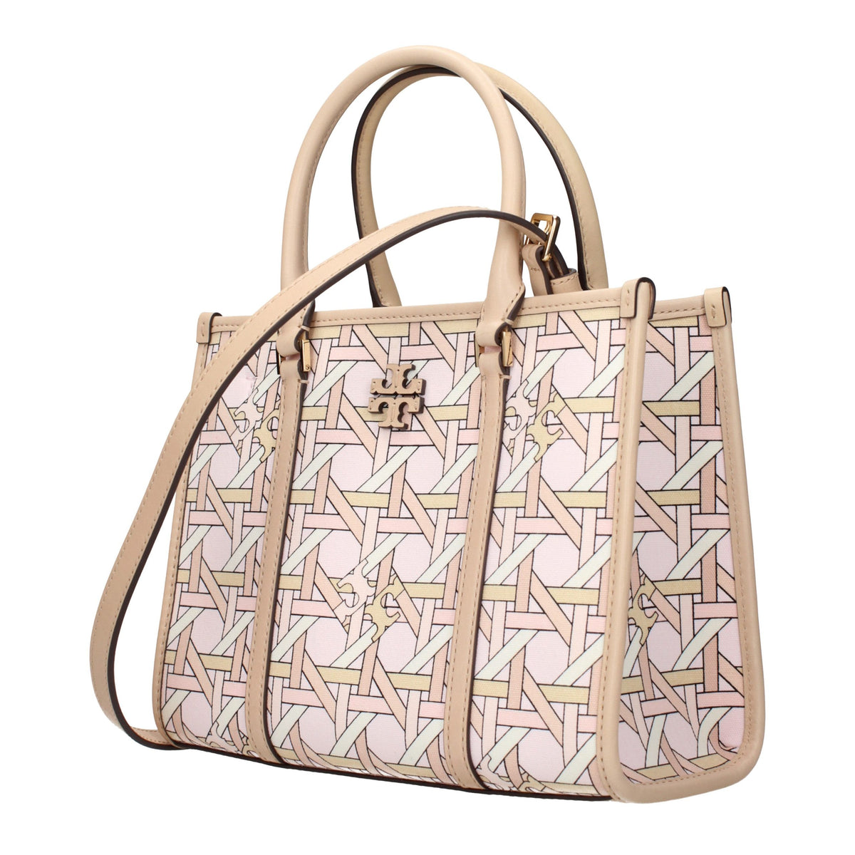 Tory Burch Pink Fabric Women's Handbag