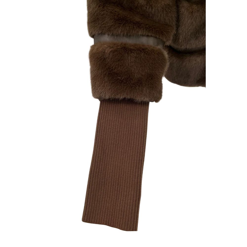 Baldinini Trend Brown Polyester Women Women's Jacket