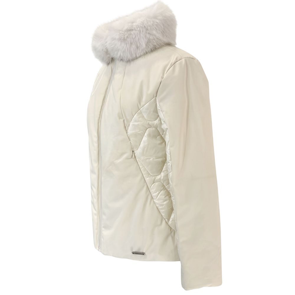 Baldinini Trend White Nylon Women Women's Jacket