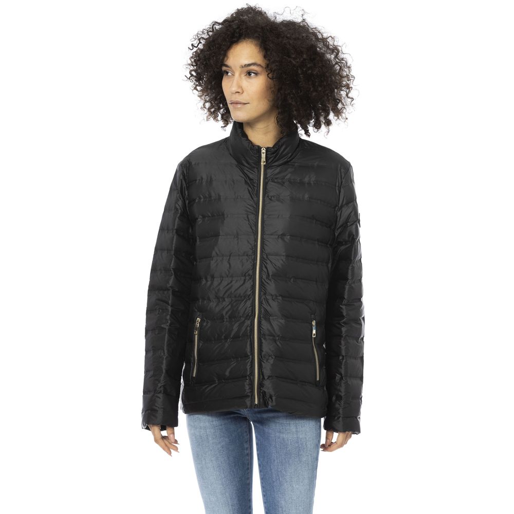 Baldinini Trend Black PU Women Women's Jacket