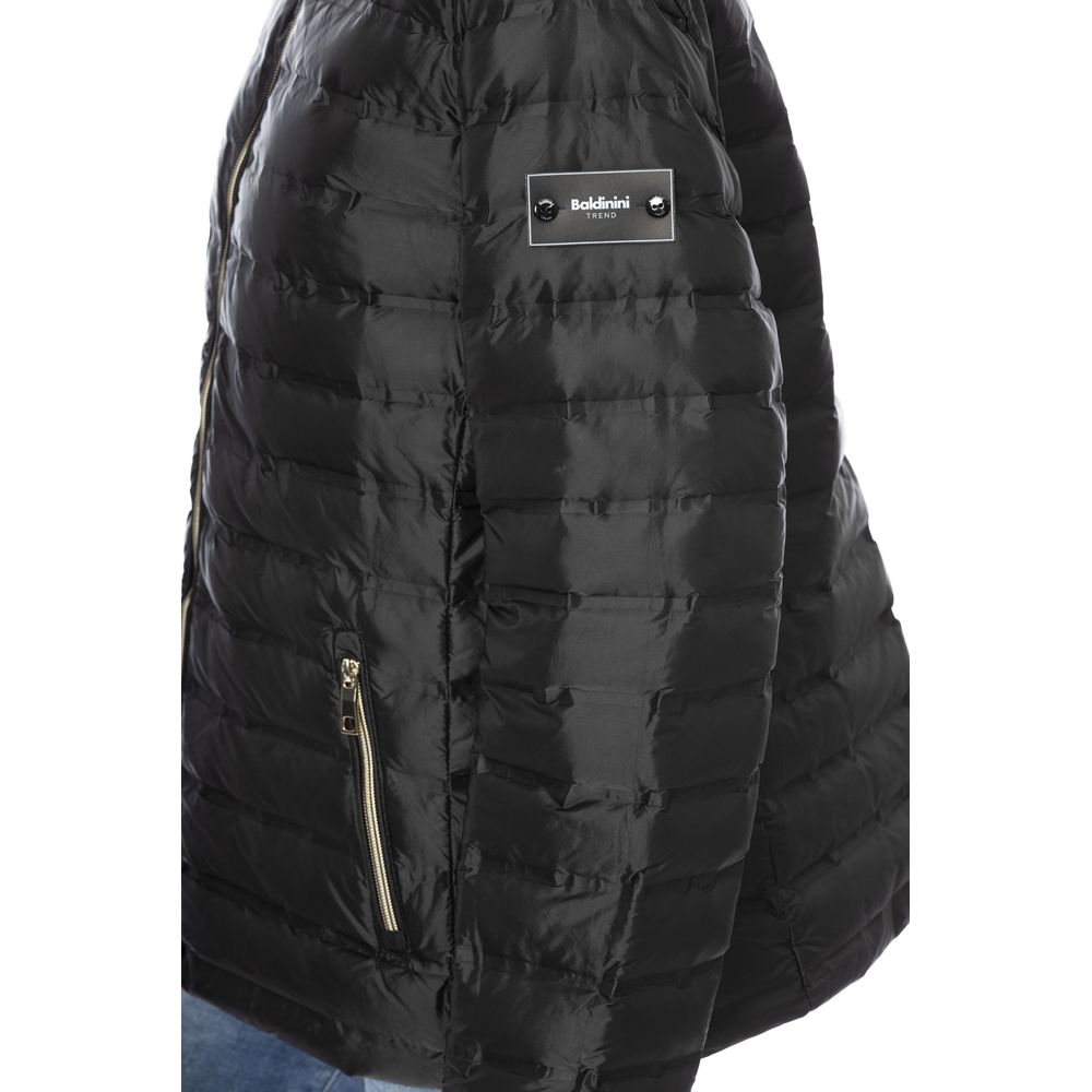 Baldinini Trend Black PU Women Women's Jacket