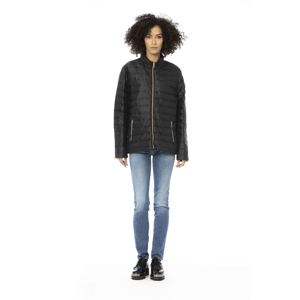 Baldinini Trend Black PU Women Women's Jacket
