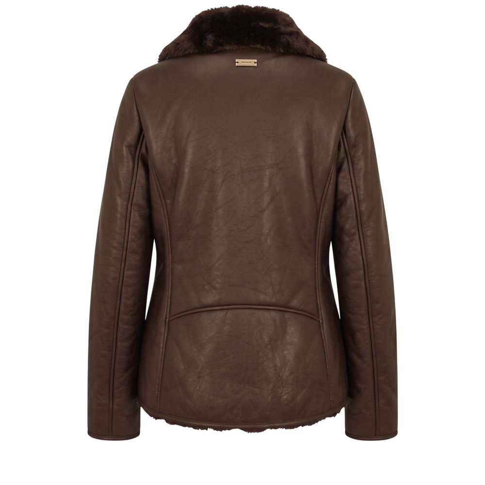 Baldinini Trend Brown Polyester Women Women's Jacket