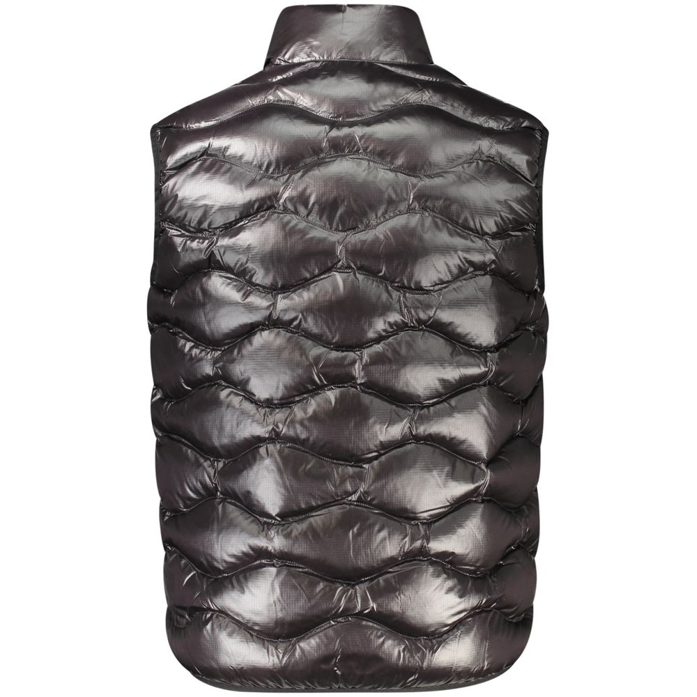 Blauer Black Fabric Men's Men's Vest