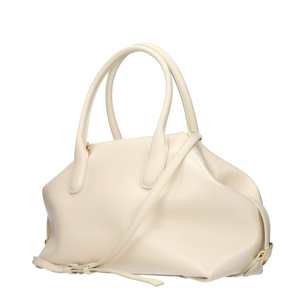 THEMOIRè Beige Leather Women's Handbag