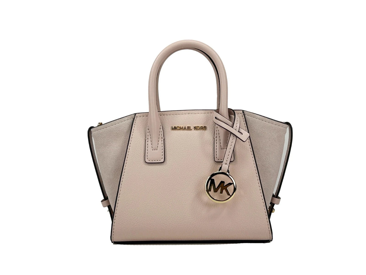 Michael Kors Michael Kors Avril Extra-Small Leather And Suede Women's Satchel