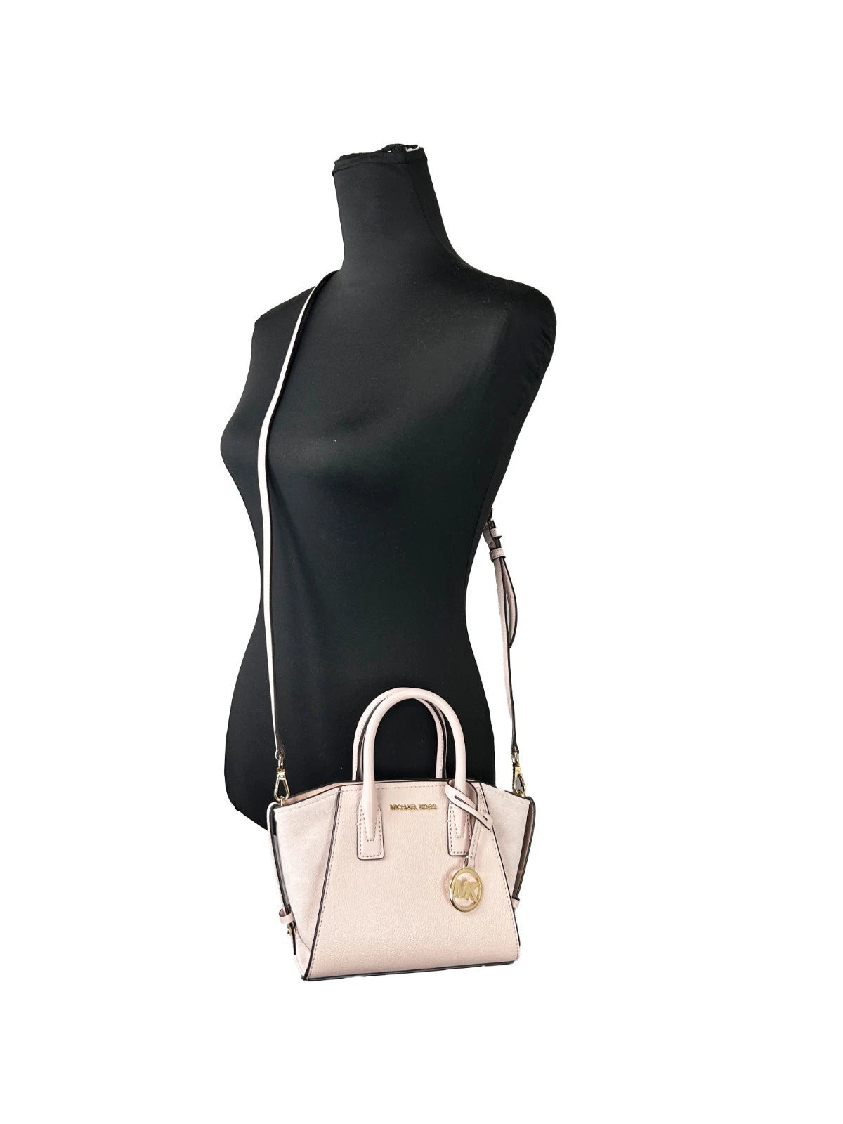 Michael Kors Michael Kors Avril Extra-Small Leather And Suede Women's Satchel