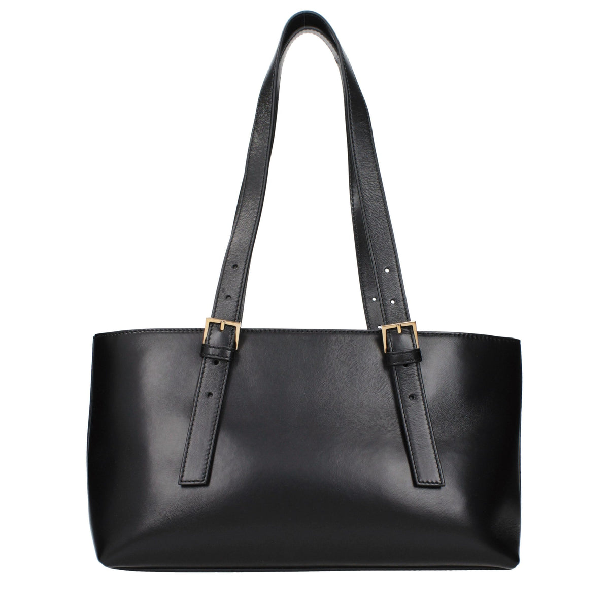 Versace Black Leather Shoulder Women's Bag