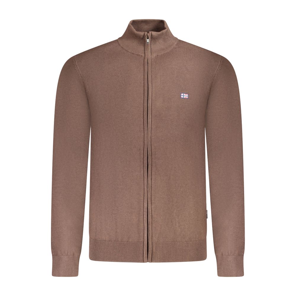 Norway 1963 Brown Polyester Men's Men's Sweater