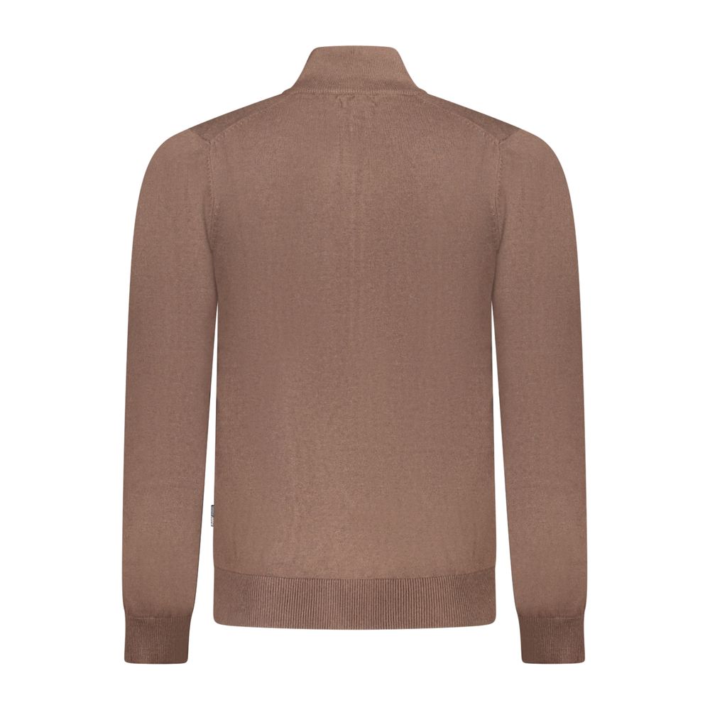 Norway 1963 Brown Polyester Men's Men's Sweater