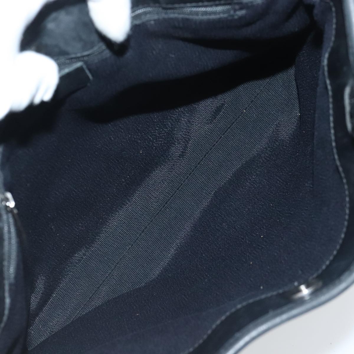 Salvatore Ferragamo Gancini Black Canvas Tote Bag (Pre-Owned)
