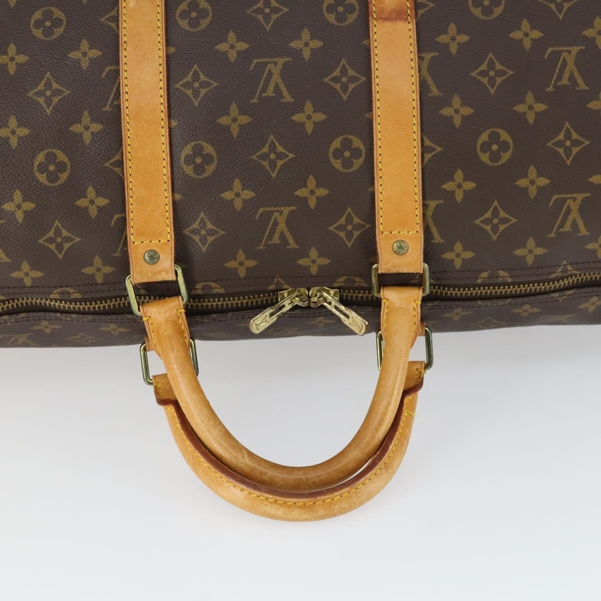 Louis Vuitton Keepall Monogram Canvas Brown Canvas Travel Bag Bag (Pre-Owned)