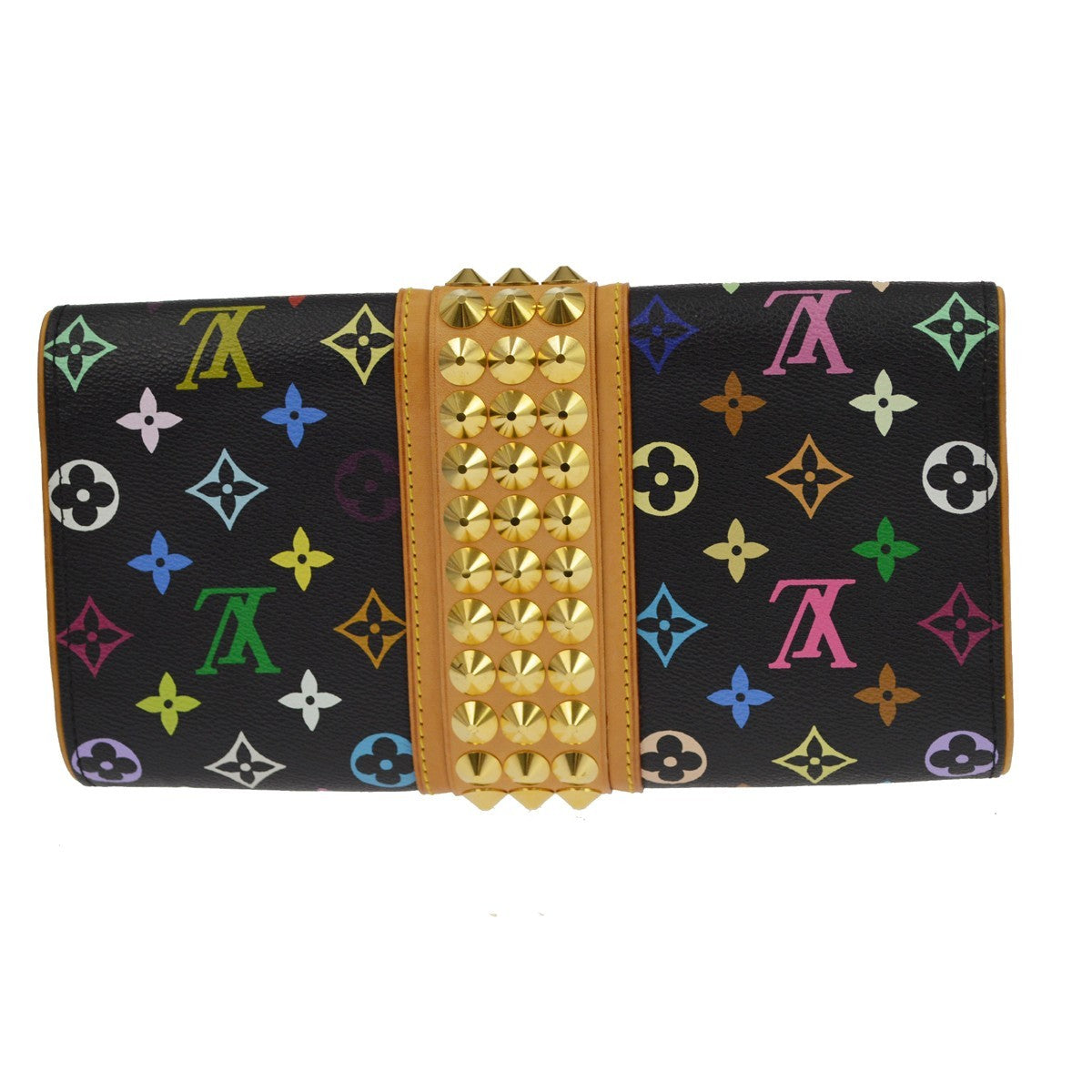 Louis Vuitton Courtney Clutch Monogram Multicolor Multicolour Canvas Clutche & Pouche Bag (Pre-Owned)