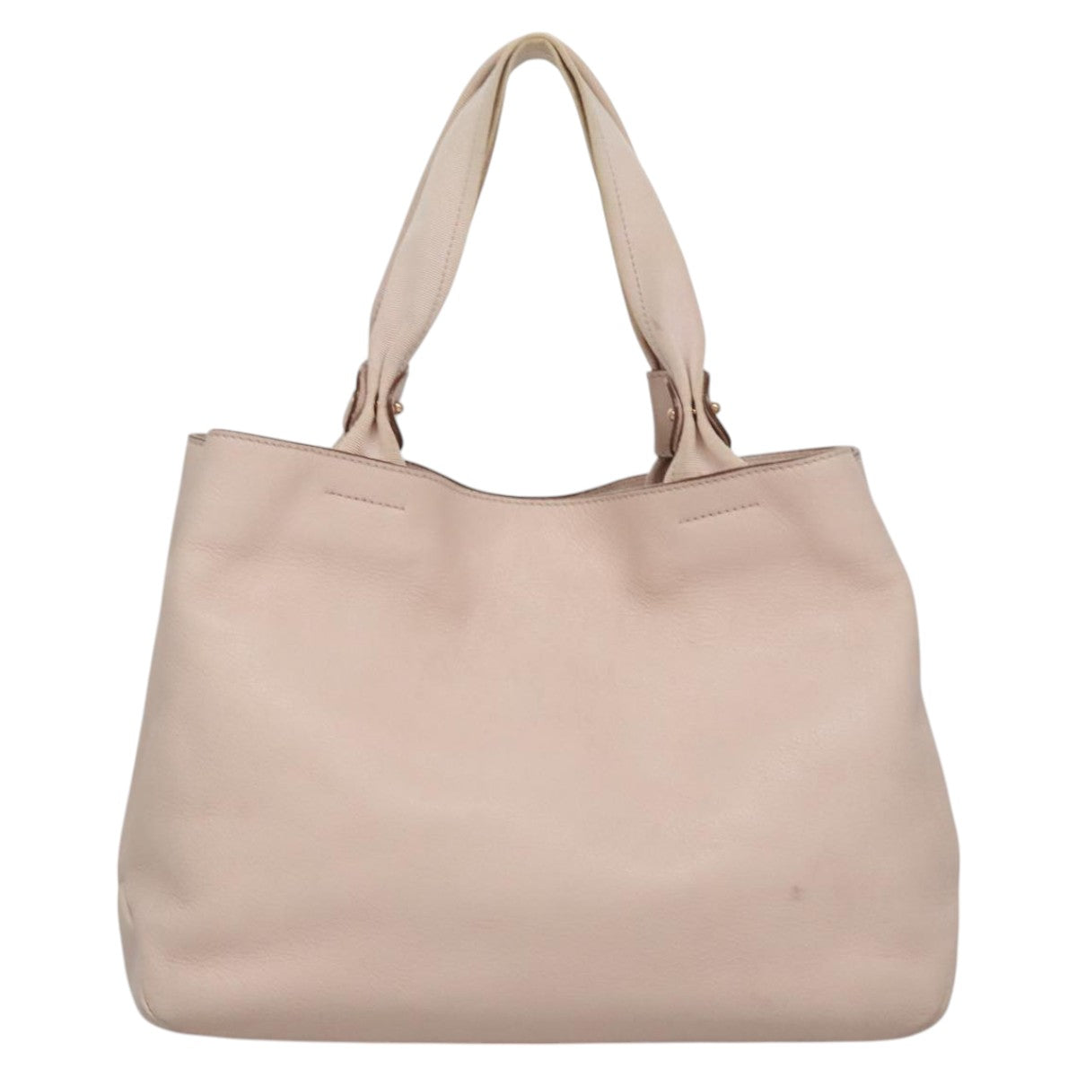 Salvatore Ferragamo Vara Pink Leather Shoulder Bag (Pre-Owned)