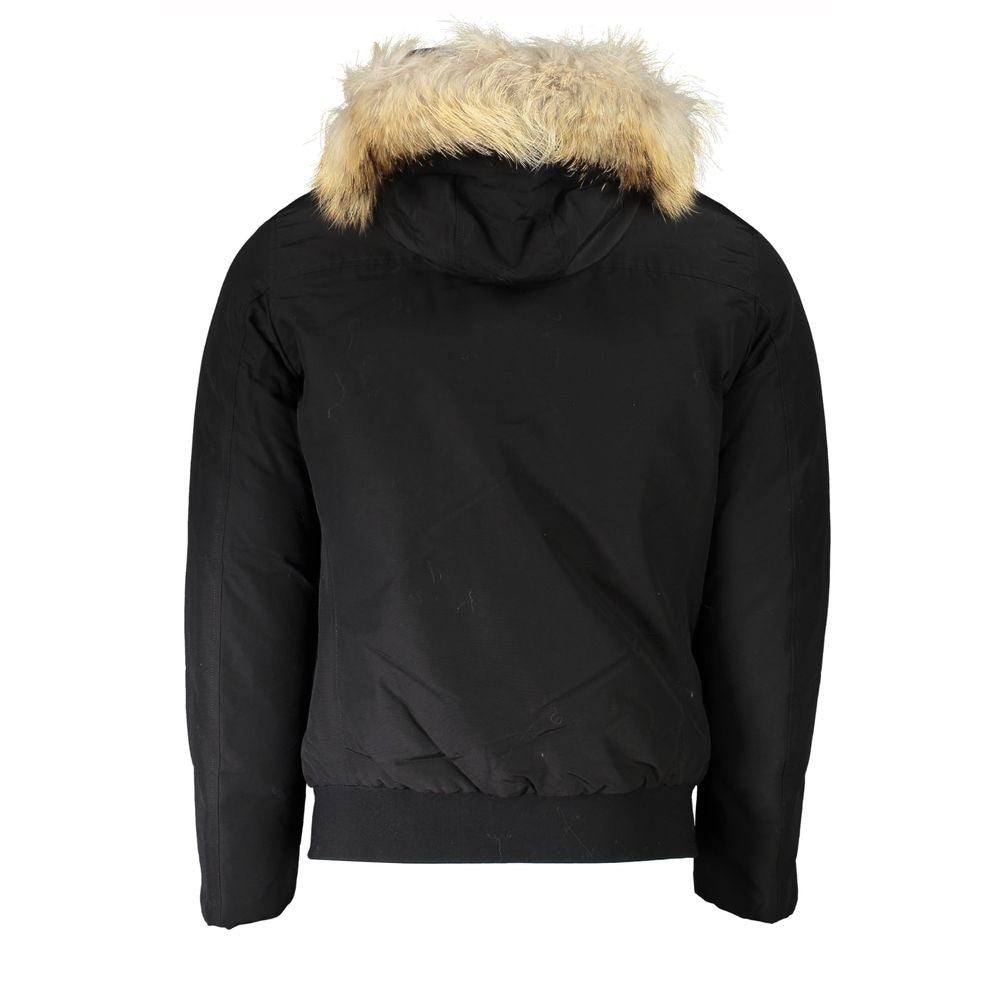 Woolrich Black Cotton Men Men's Jacket