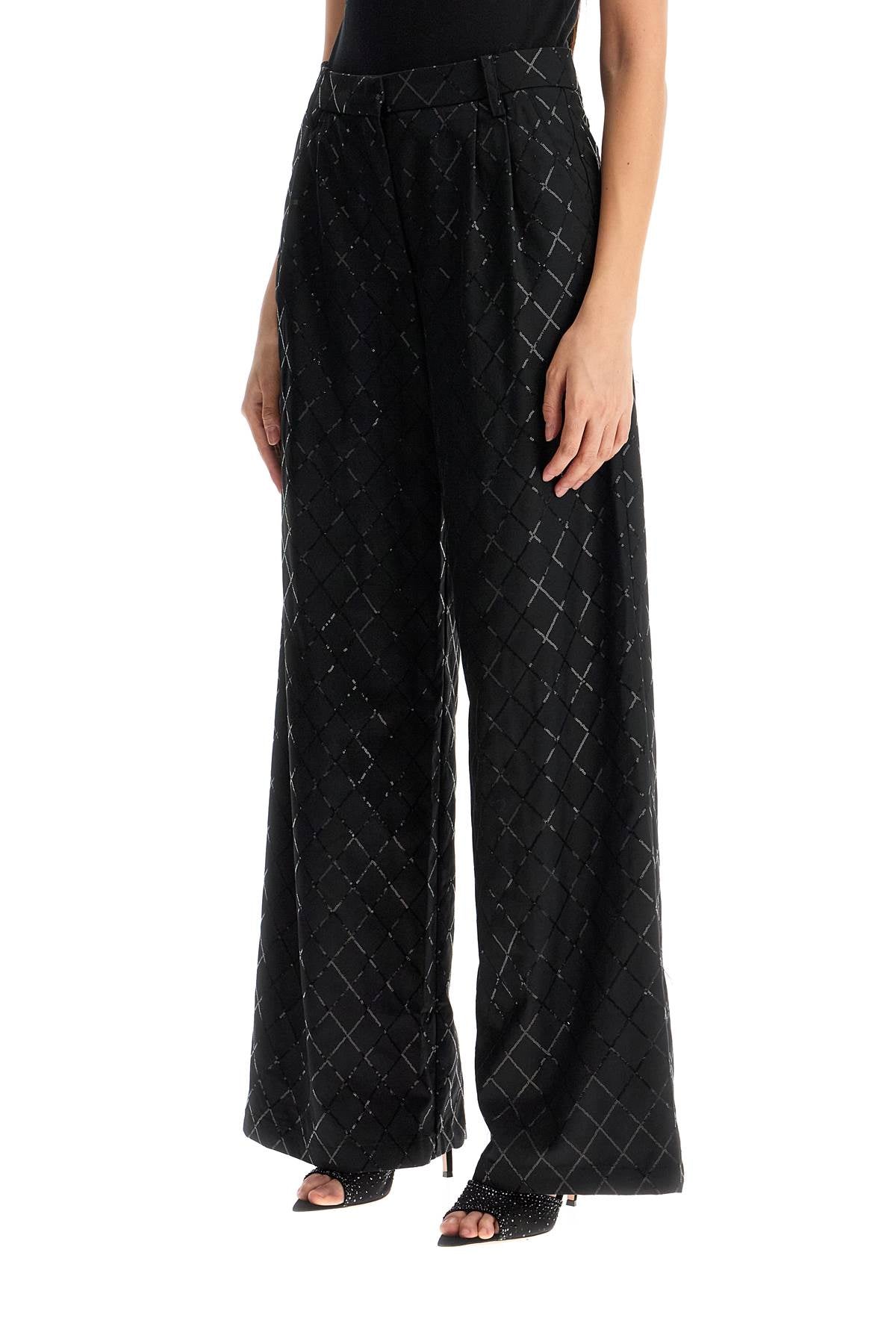 Rotate Women's Wide Pants With Sequins.