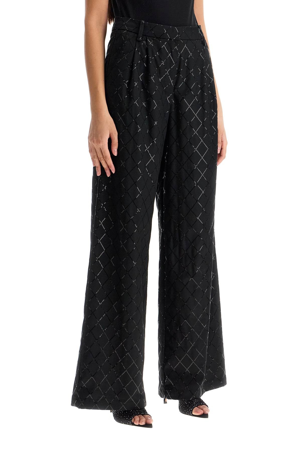 Rotate Women's Wide Pants With Sequins.