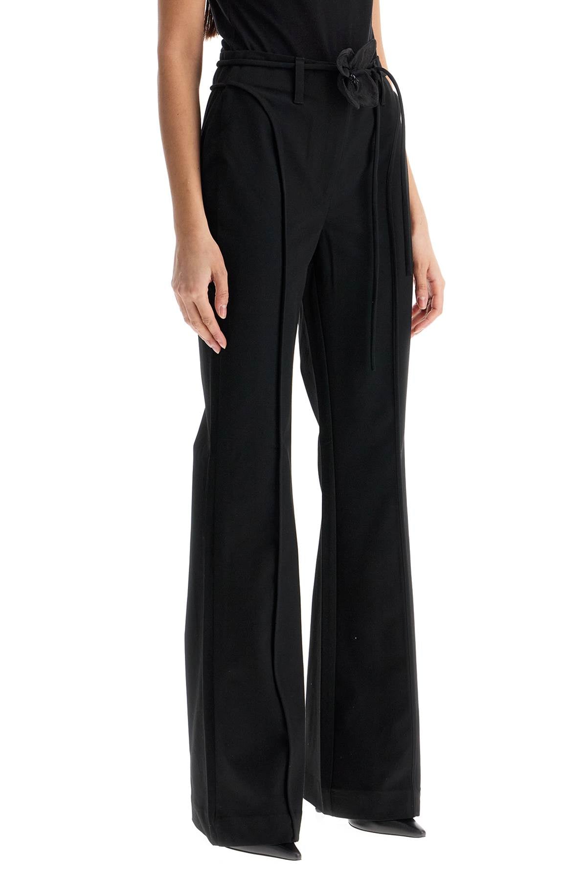 Rotate Women's Elegant Pink Recycled Polyester Women's Trousers