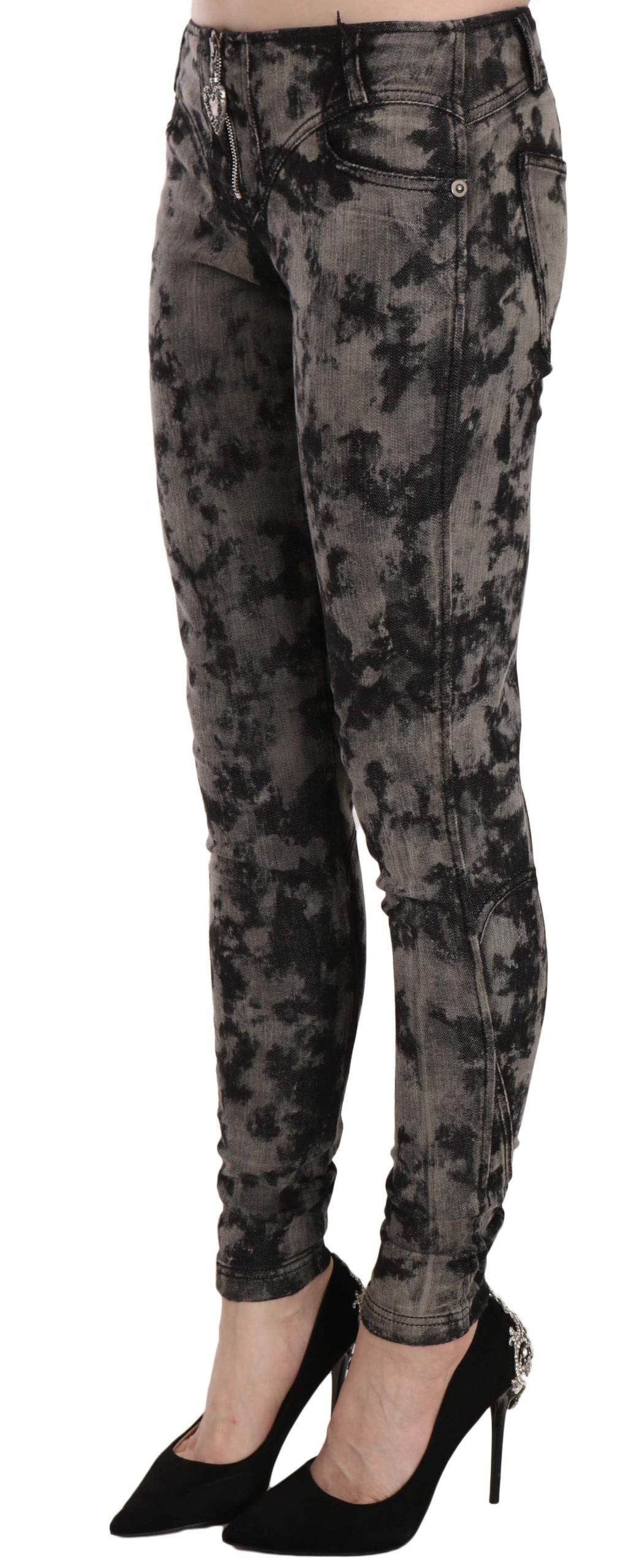 Just Cavalli Elegant Low Waist Skinny Denim Women's Pants
