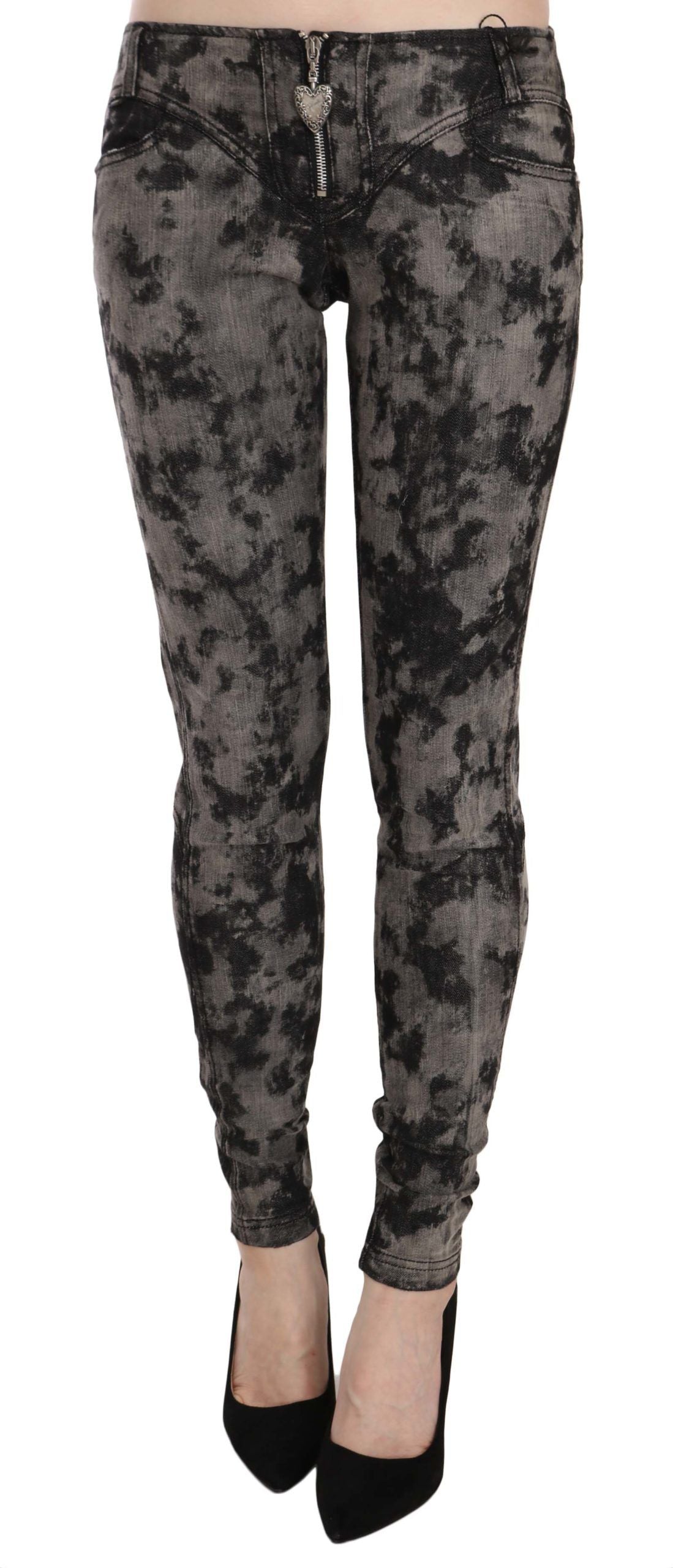 Just Cavalli Elegant Low Waist Skinny Denim Women's Pants
