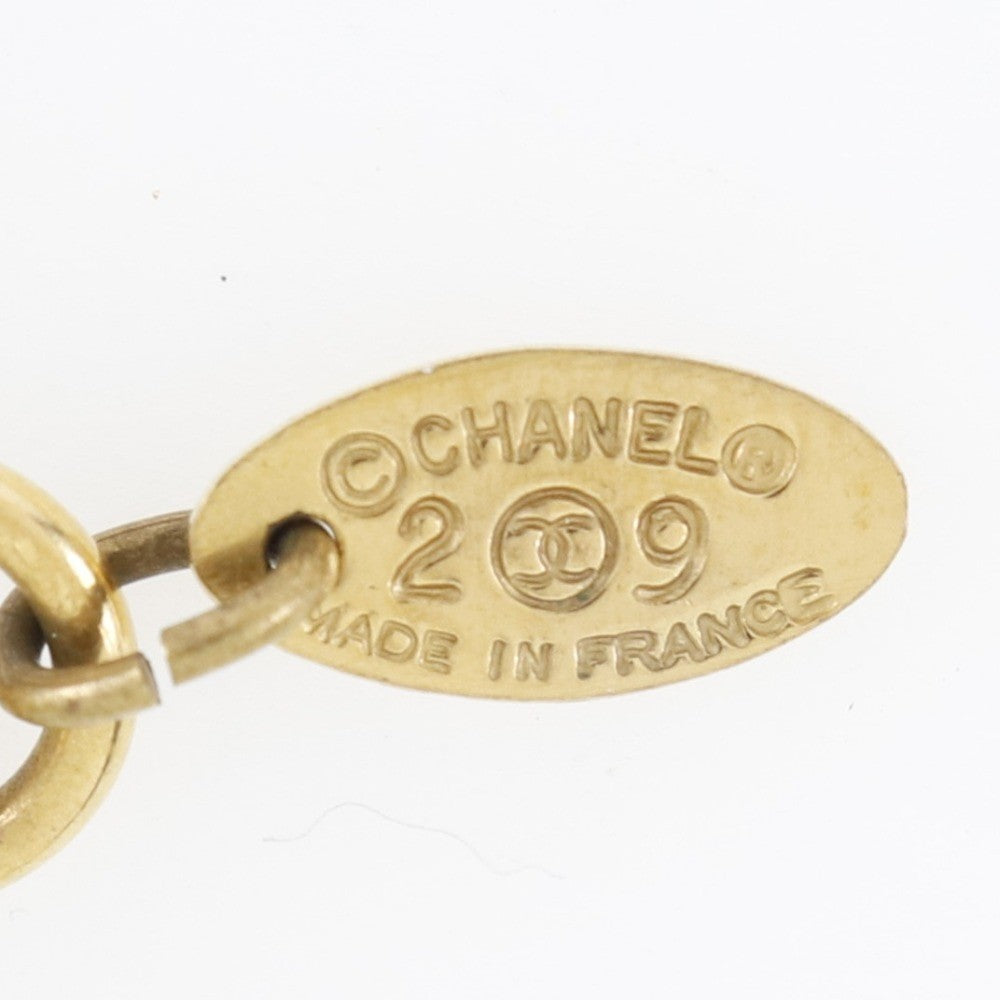Chanel Vintage 31 Rue Cambon Medallion Pendant Metal Gold Gold_Plated Necklace Jewelry (Pre-Owned)