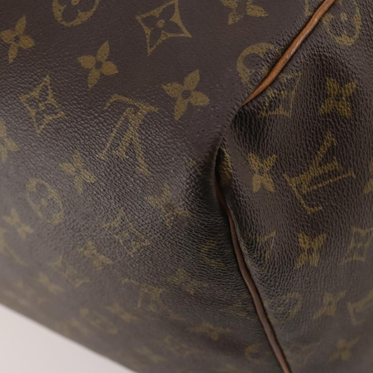 Louis Vuitton Keepall Monogram Canvas Brown Canvas Travel Bag Bag (Pre-Owned)