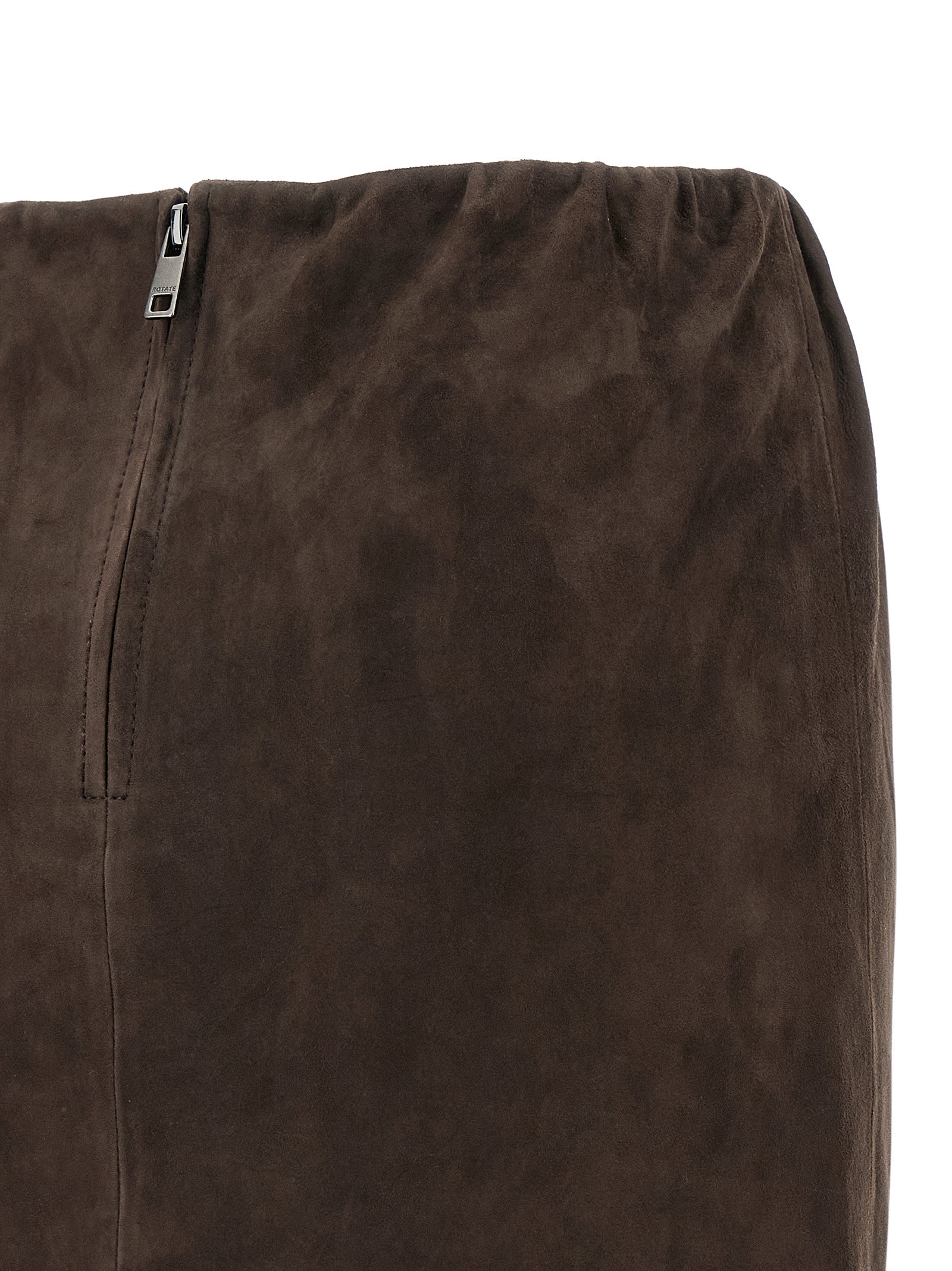Rotate Birger Christensen Women's Suede Skirt