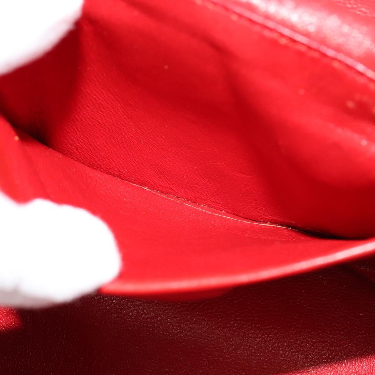 Celine Vanity Leather Red Leather Shoulder Bag Bag (Pre-Owned)