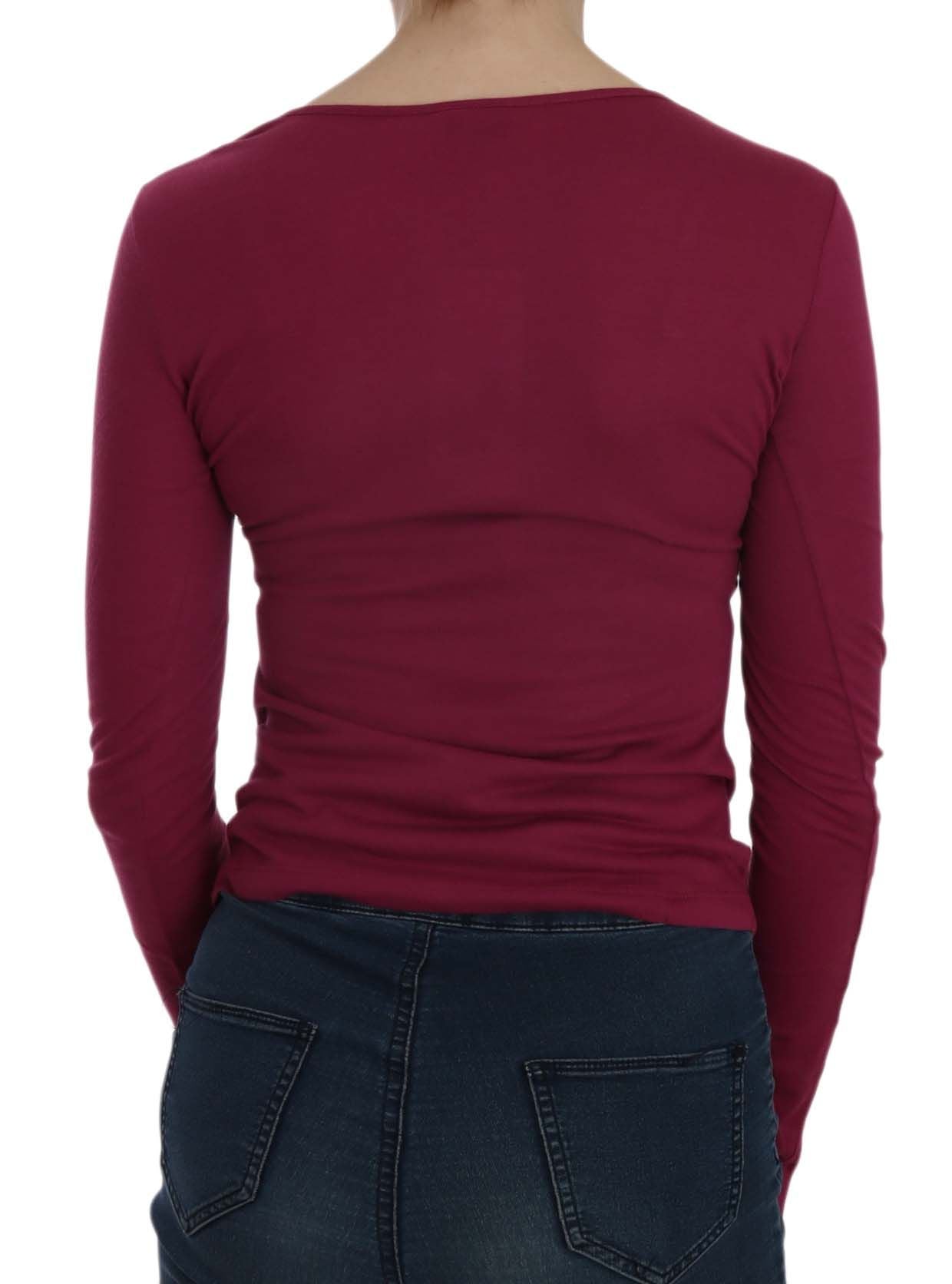 Exte Crystal Embellished Long Sleeve Casual Women's Top