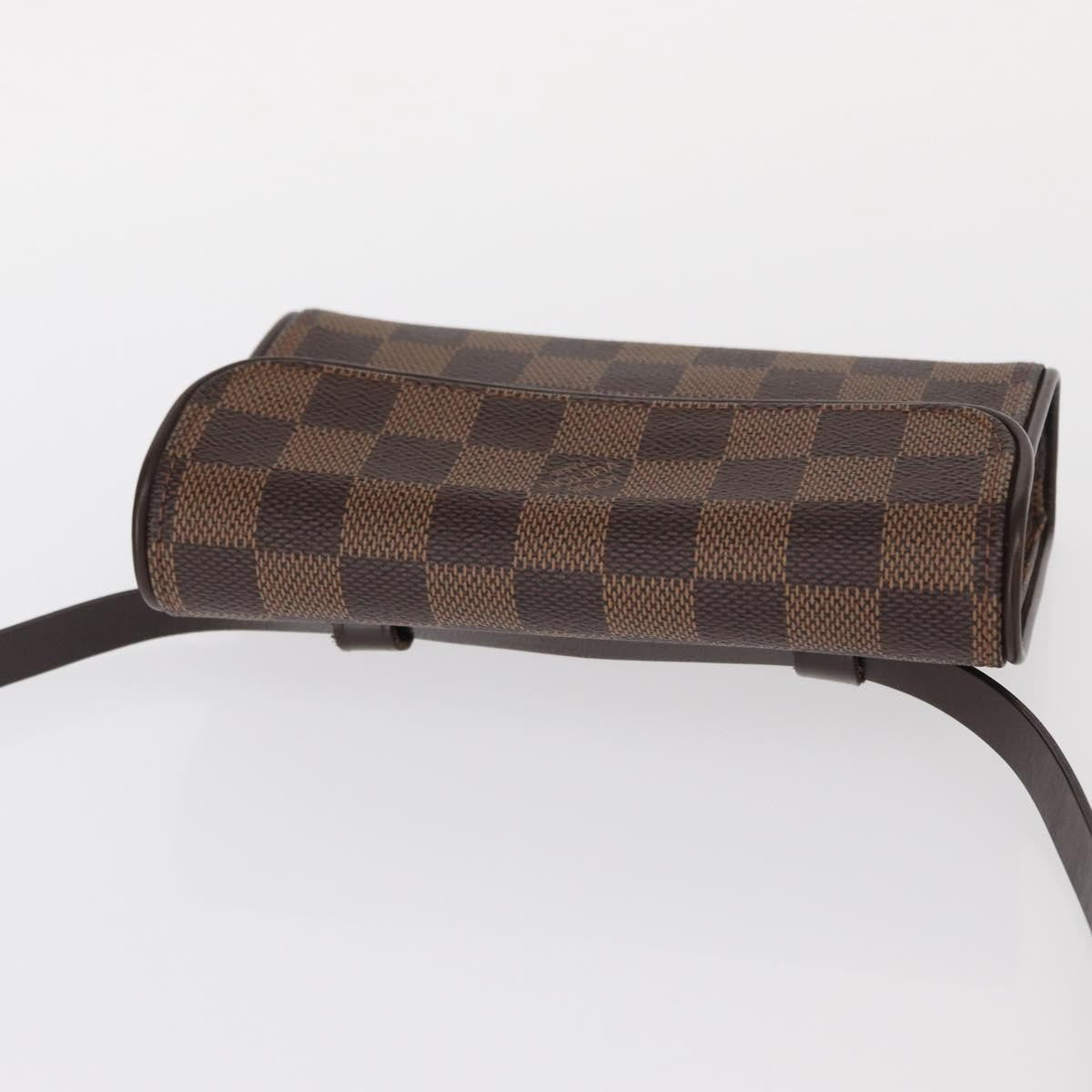 Louis Vuitton Florentine Waist Monogram Canvas Brown Canvas Clutche & Pouche Bag (Pre-Owned)