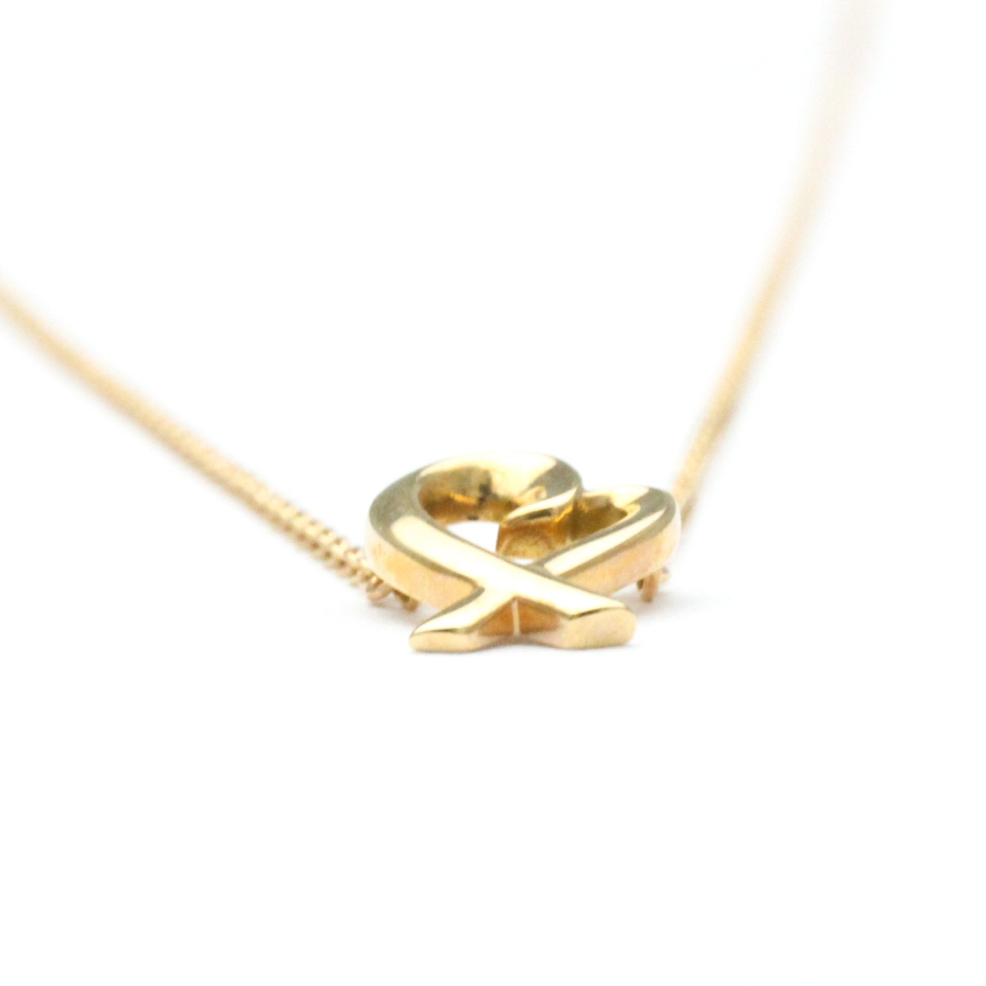 Tiffany & Co Loving Heart Gold Rose Gold Necklace Jewelry (Pre-Owned)