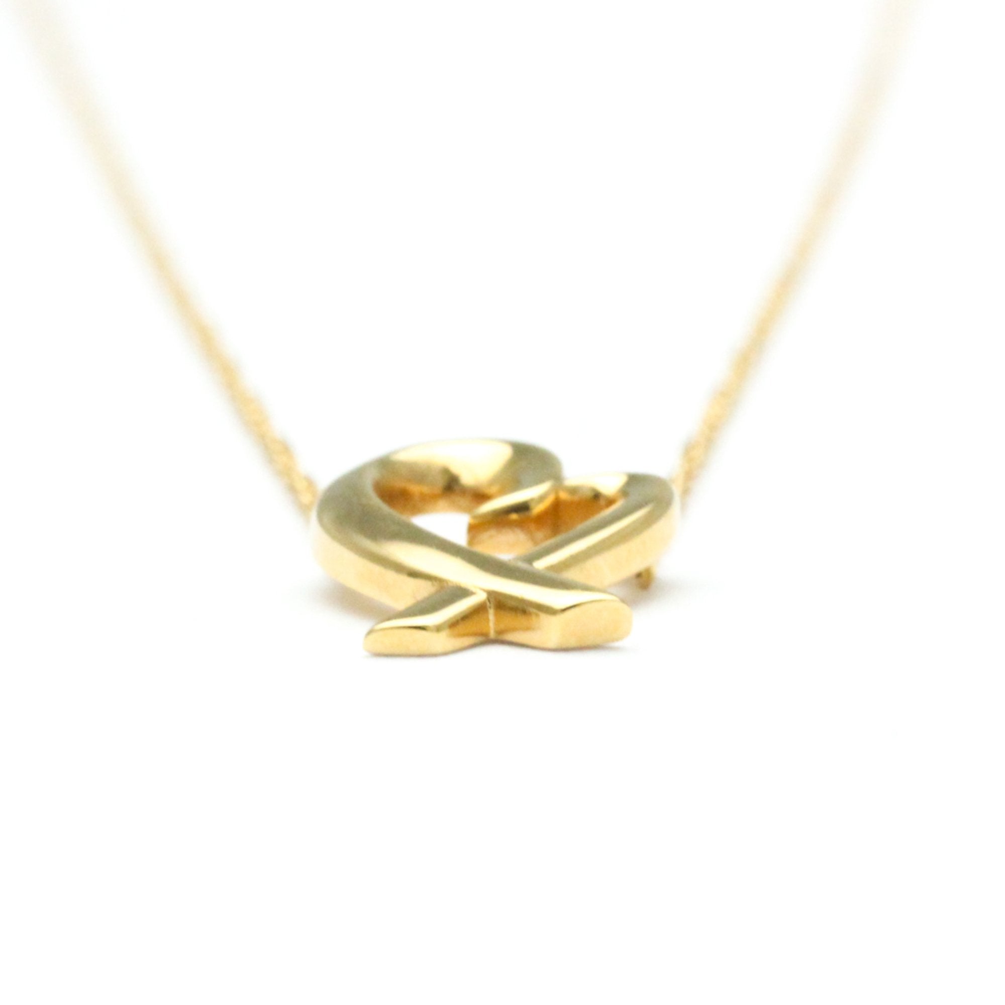 Tiffany & Co Loving Heart Gold Rose Gold Necklace Jewelry (Pre-Owned)