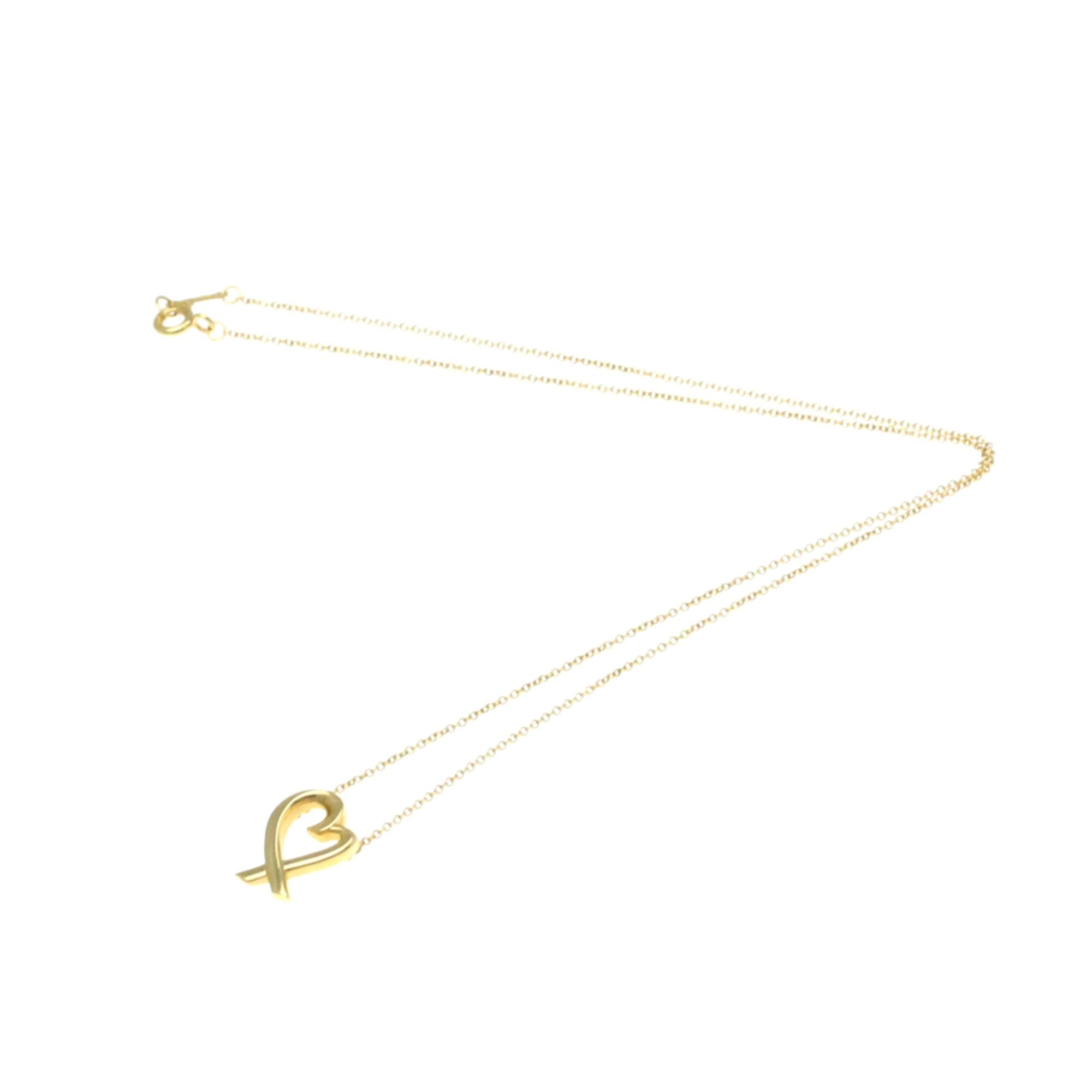 Tiffany & Co Loving Heart Gold Rose Gold Necklace Jewelry (Pre-Owned)