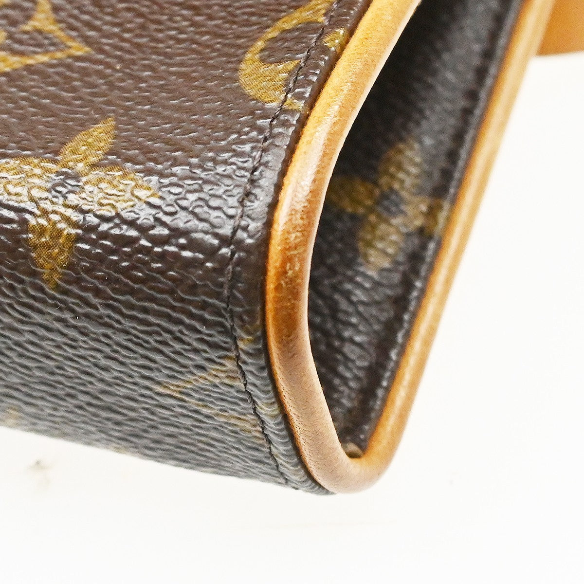 Louis Vuitton Florentine Waist Monogram Canvas Brown Canvas Clutche & Pouche Bag (Pre-Owned)