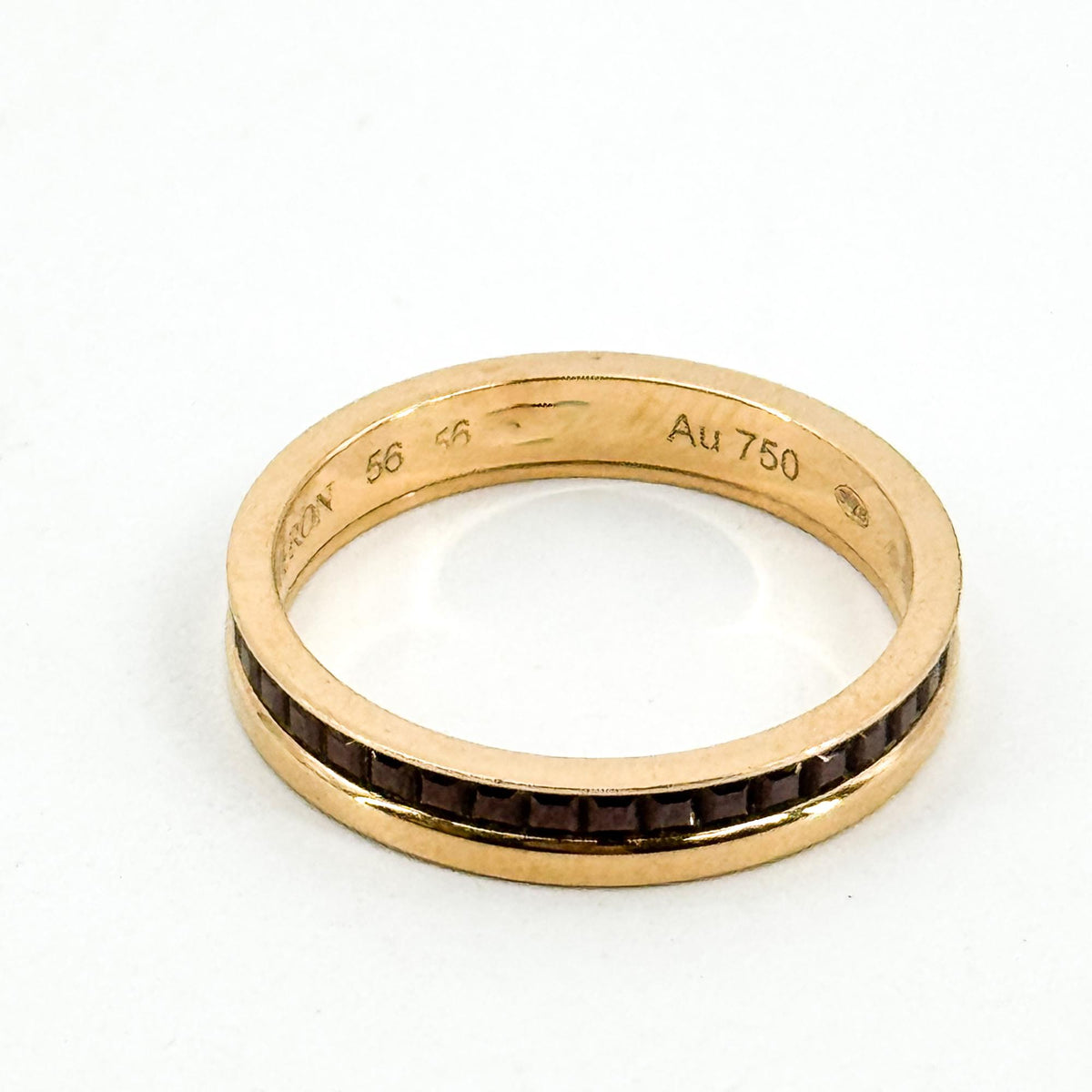 Boucheron Quatre 18K Pink Gold Gold Yellow_Gold Ring Jewelry (Pre-Owned)