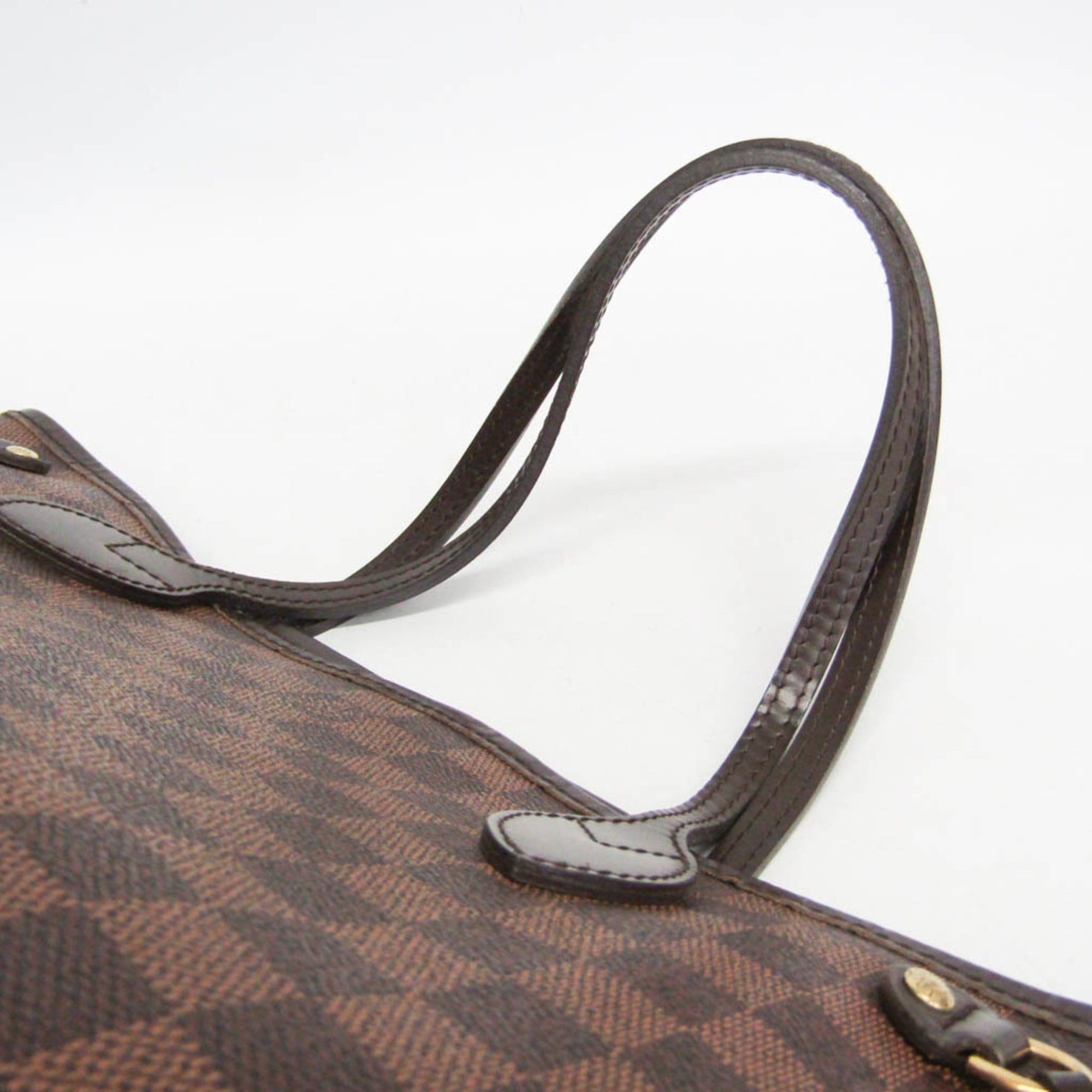 Louis Vuitton Neverfull Damier Brown Canvas Tote Bag Bag (Pre-Owned)