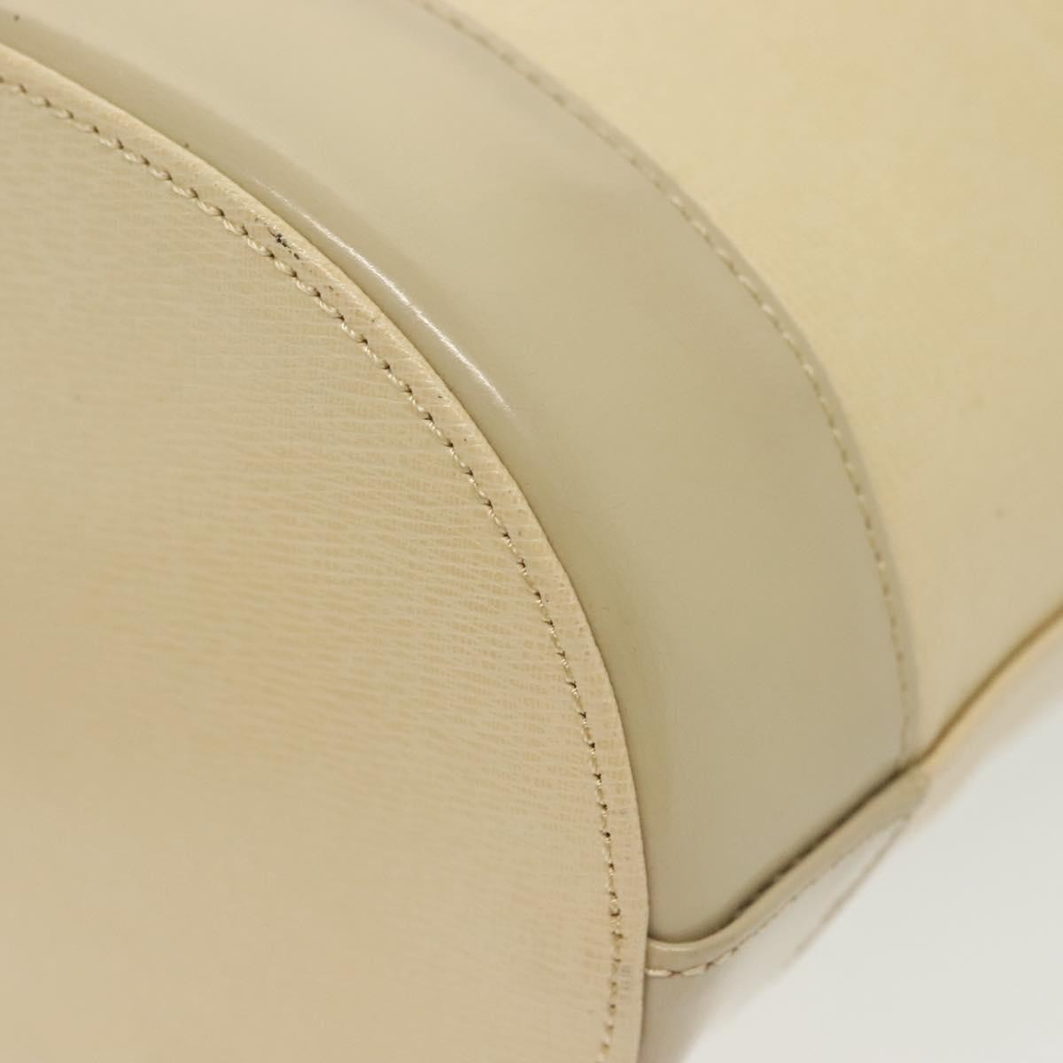 Burberry Shoulder Leather Beige Leather Shoulder Bag Bag (Pre-Owned)