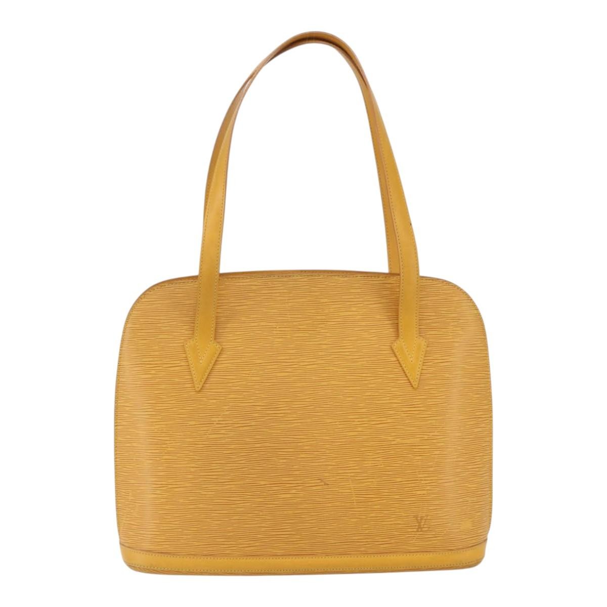 Louis Vuitton Lussac Epi Leather Yellow Leather Shoulder Bag Bag (Pre-Owned)