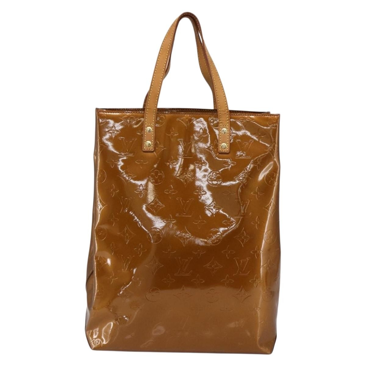 Louis Vuitton Reade Monogram Vernis Brown Patent_Leather Tote Bag Bag (Pre-Owned)