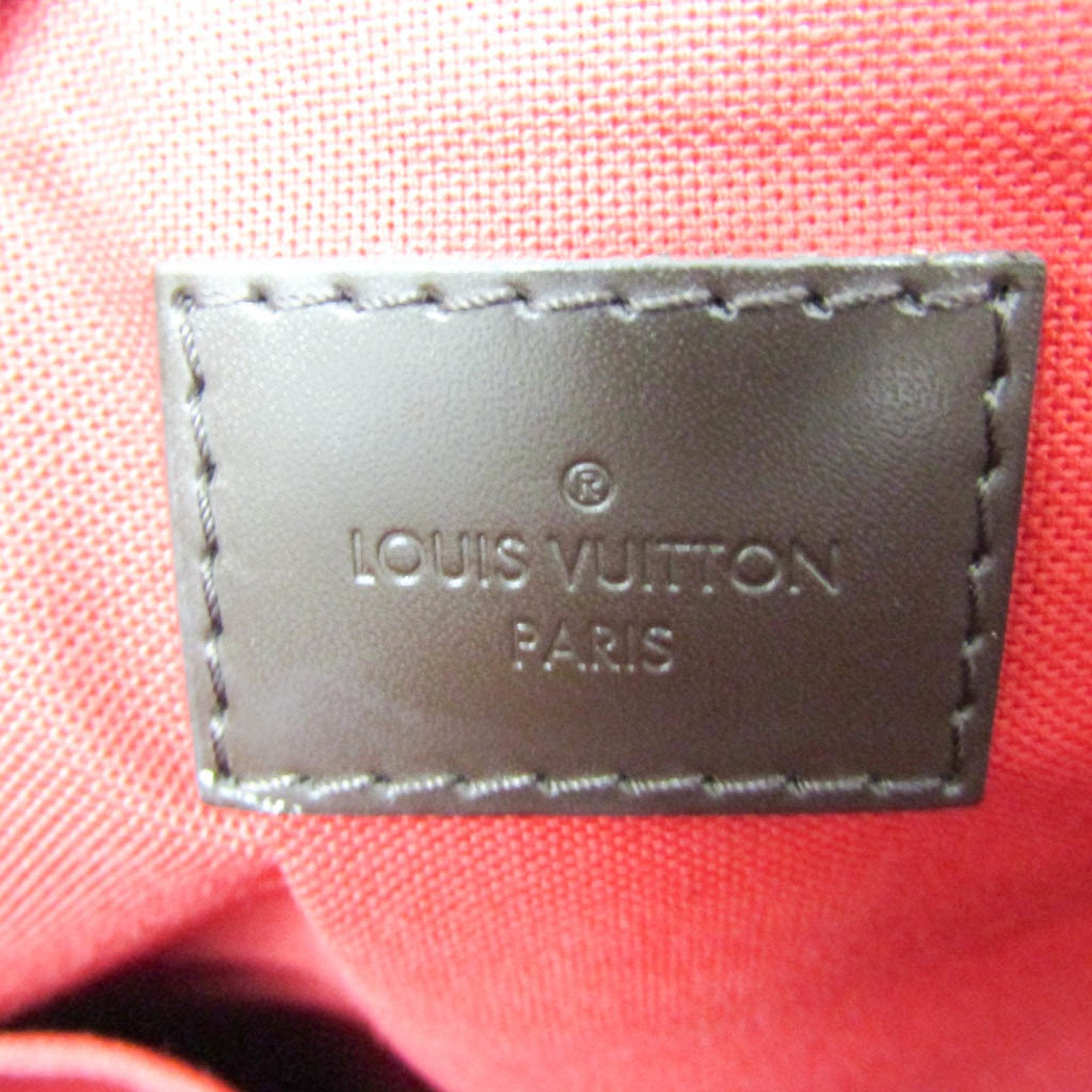Louis Vuitton Siena Brown Canvas Handbag (Pre-Owned)