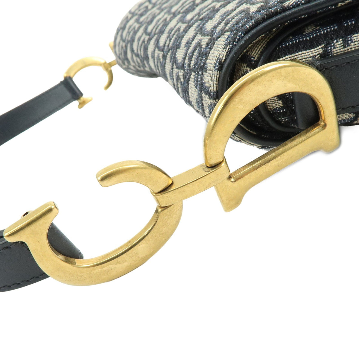 Christian Dior Saddle Oblique Canvas Multicolour Canvas Handbag (Pre-Owned)